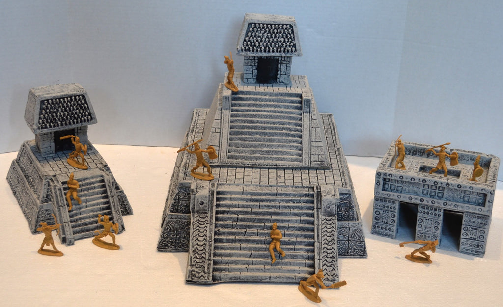 LOD Barzso Unpainted Aztec Pyramids Temple Full Set – MicShaun's Closet