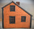 LOD Barzso American Revolution Colonial Saltbox House Halloween Orange