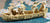LOD Barzso Indian Birch Bark Canoe with 4 Figures