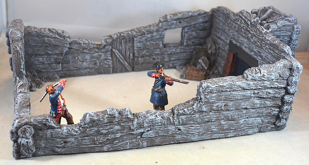 LOD Barzso Rangers Camp Painted Burned Out Cabin