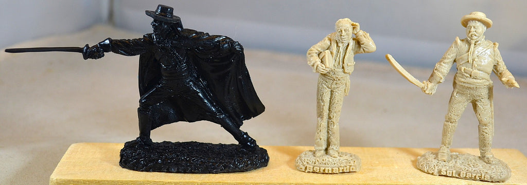 LOD Barzso Zorro Characters 3 PC Set Black