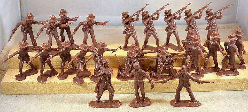 BMC Alamo Texans Figure Set Crockett Bowie Travis