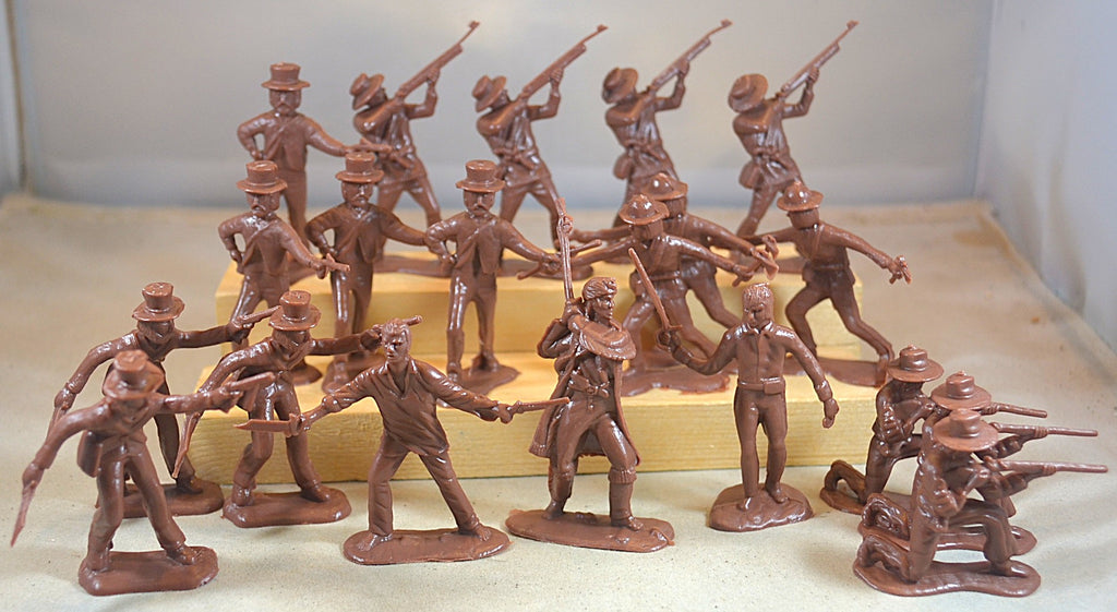 Americana Alamo Texans Figure Set Crockett Bowie Travis