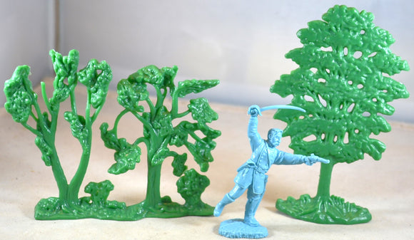 Marx CTS Playset Green Trees 2 Piece Set
