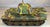 BMC Painted WWII German King Tiger Tank with 3 Figures