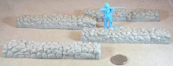 Butternut and Blue Civil War Stone Wall 4 Piece Set