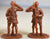 Classic Toy Soldiers Alamo Texans Frontiersmen Brown 10 Pieces