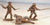 Classic Toy Soldiers Alamo Texans Frontiersmen Brown