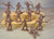 Classic Toy Soldiers Alamo Texans Frontiersmen Brown