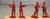 Classic Toy Soldiers American Revolution German Hessians Red
