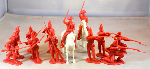 Classic Toy Soldiers BMC American Revolution German Hessians Red Lot