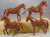 Classic Toy Soldiers Cavalry Western Horses Brown
