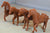 Classic Toy Soldiers Cavalry Western Horses Brown