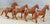 Classic Toy Soldiers Cavalry Western Horses Brown