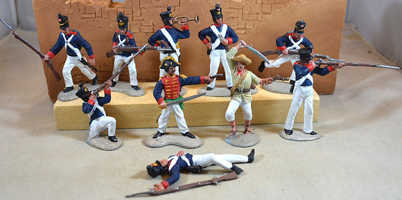Classic Toy Soldiers Alamo Painted Mexican Infantry