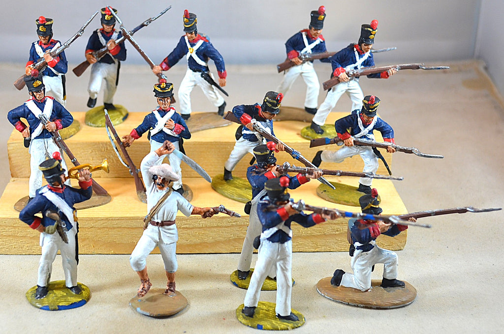 Classic Toy Soldiers Alamo Painted Mexican Infantry