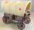 Classic Toy Soldiers Painted Covered Conestoga Wagon with 4 Horses