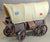 Classic Toy Soldiers Painted Covered Conestoga Wagon with 4 Horses