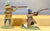 Classic Toy Soldiers Painted Frontiersmen Pioneers Alamo Texans Lot 2