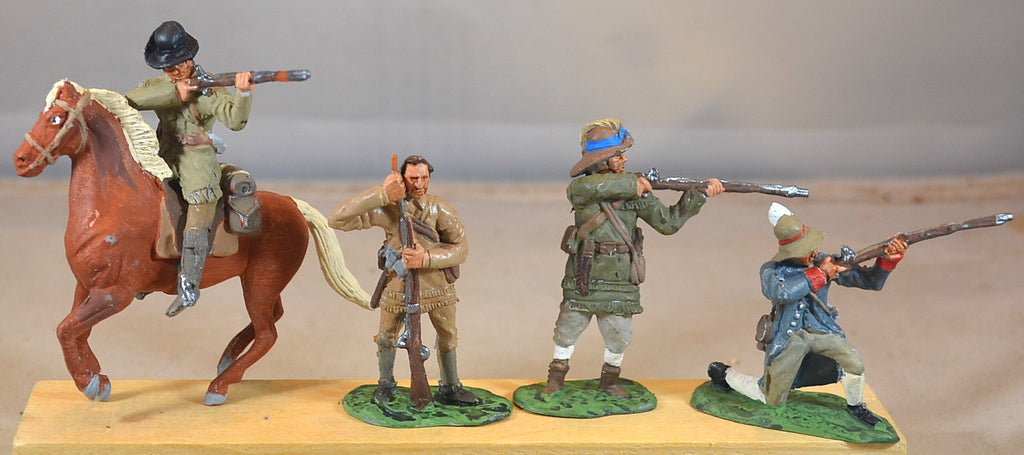 Classic Toy Soldiers Painted Frontiersmen Pioneers Alamo Texans Lot 2