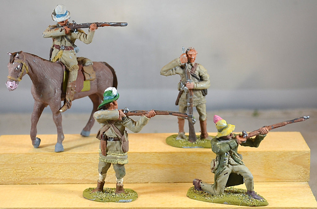 Classic Toy Soldiers Painted Frontiersmen Pioneers Alamo Texans