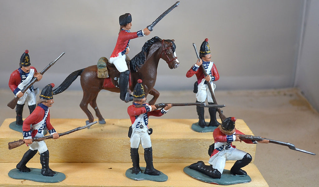 Classic Toy Soldiers Painted American Revolution Hessian Infantry Lot 2