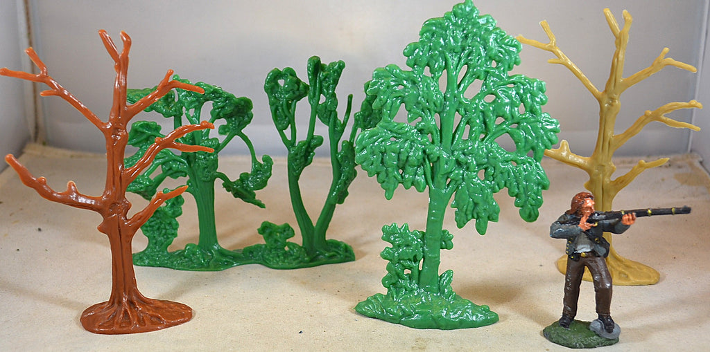 Marx CTS Playset Trees 4 Piece Set