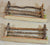 Civil War Handmade Split Rail Fence American Revolution 2 PC Set