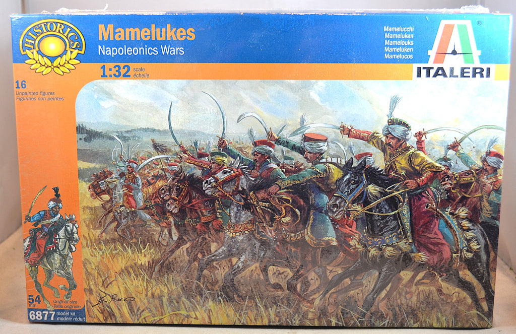 Italeri Napoleonic Wars Mamelukes Model #6877 1:32 54MM New In Box Unopened