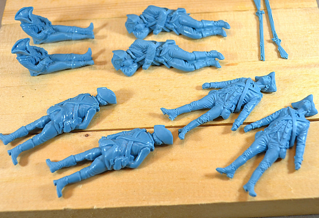LOD American Revolution Colonial Casualty Dead Figure Set