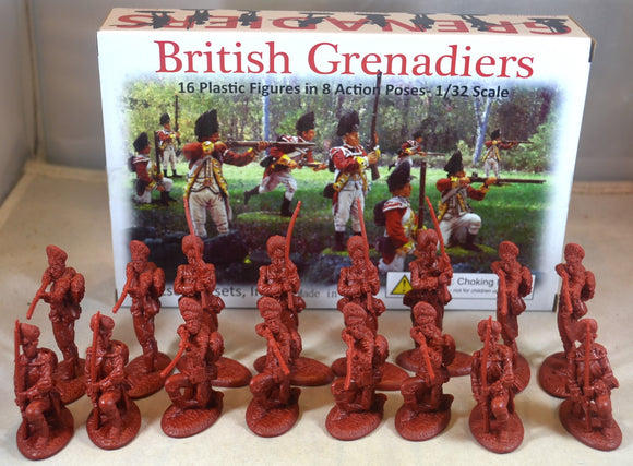 LOD Barzso British Grenadiers Firing Line Infantry 16 PC Box Set
