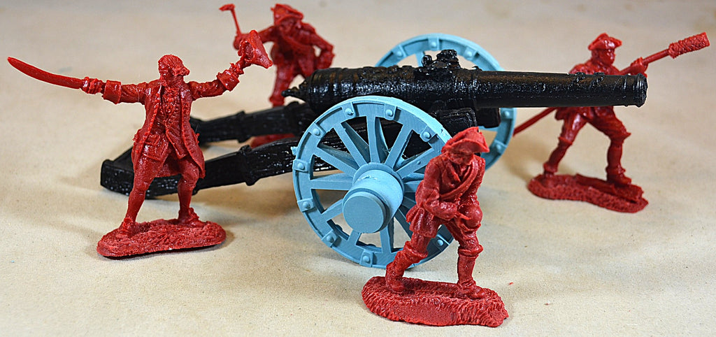 LOD Barzso British Artillery Crew with 32 LB Cannon LOD076