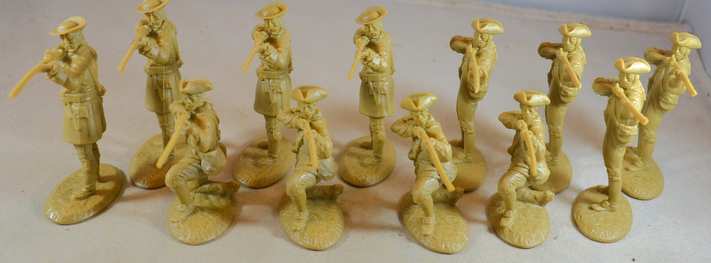 LOD Barzso American Revolution Colonial Minutemen Firing Line Tan