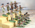 LOD Barzso American Revolution Painted Colonial Minutemen Firing Line