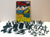 Vintage Lucky Products WWII US Toy Soldiers Comic Book Flats 1950's with Metal Sign