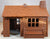 Vintage Mattel CAMP PUTT-PUTT Plastic Log Cabin