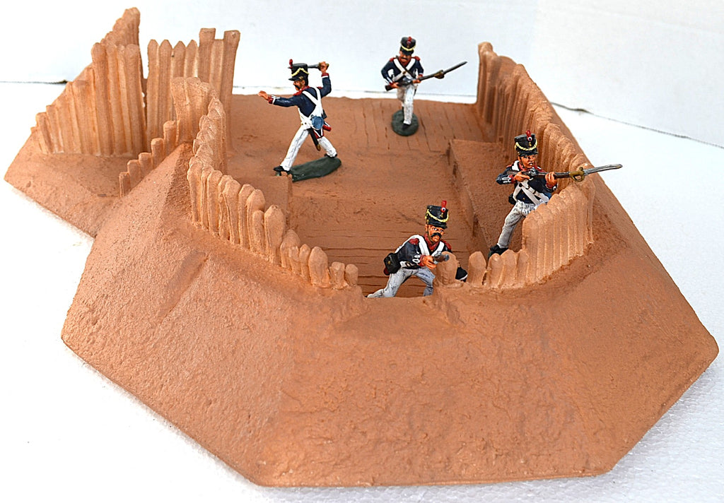 MicShaun's Closet Alamo Unpainted Main Gate Lunette #MICSH102UN