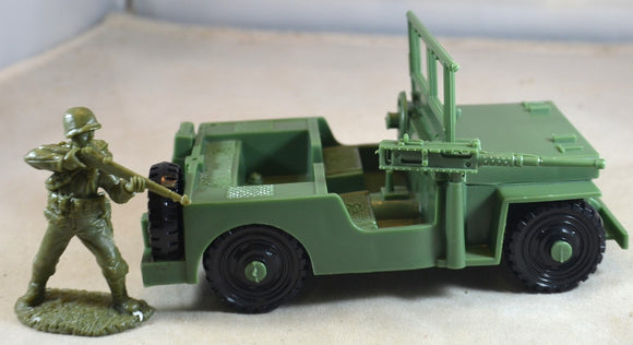 MPC WWII US Jeep with .50 cal Machine Gun