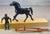MPC Buckboard Wagon with Single Horse and Driver