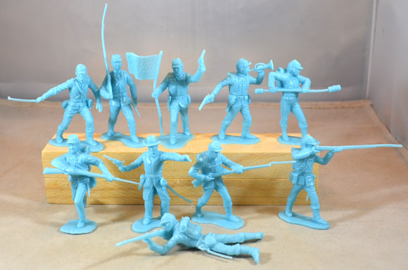 BMC Marx Civil War Union Infantry Light Blue 15 Figures