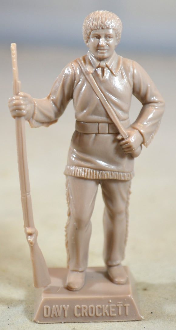 Marx Davy Crockett Alamo Frontiersman Tan Plastic Figure