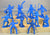 Marx Fort Apache Dearborn Playset Pioneers Settlers Medium Blue