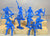 Marx Fort Apache Dearborn Playset Pioneers Settlers Medium Blue
