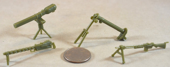 Marx WWII Heavy Weapons Set 4 Pieces