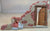 Marx Hand Painted Destroyed House Building