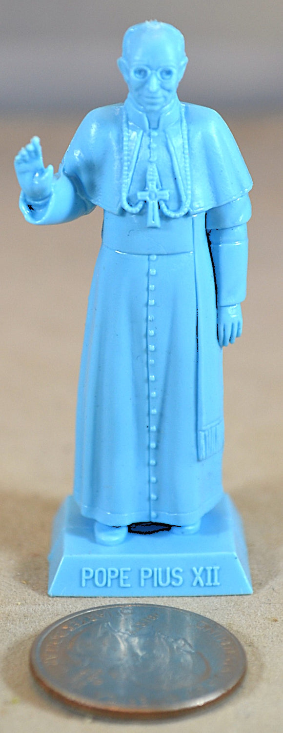 Marx Pope Pius XII Figure Religious Figure Light Blue