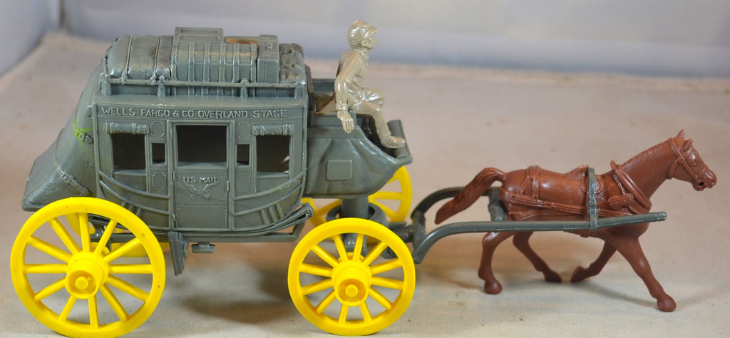 Marx Western Wells Fargo Green Stagecoach