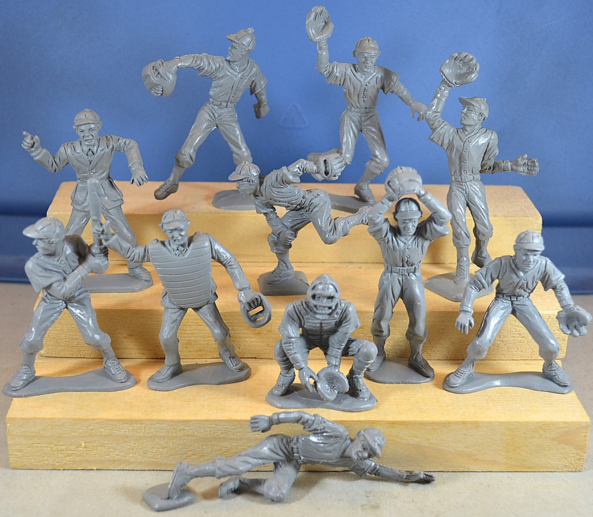 Lido Vintage Baseball Players Set with bases 11 PCS – MicShaun's Closet