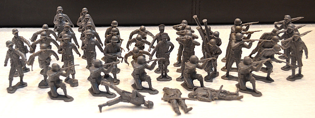 Vintage Marx WWII German Battleground Infantry Set Lot 2