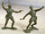 Marx WWII Russian Infantry Playset Figures Pre Owned